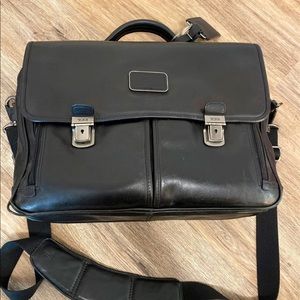 Tumi Alpha Leather Men's Briefcase